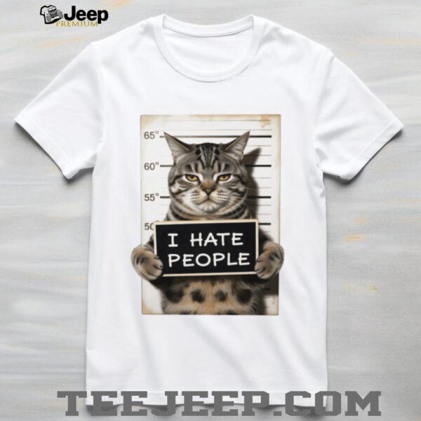 I Hate People Cat shirt