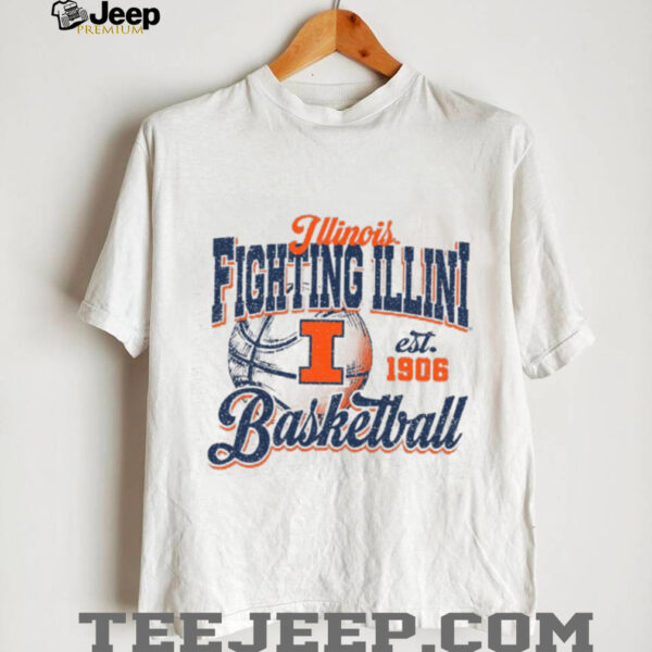 Illinois Basketball Shirt Retro