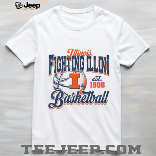 Illinois Basketball Shirt Retro