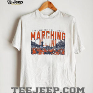 Illinois Fighting Illini The University Of Illinois Marching Illini T Shirts