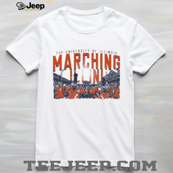 Illinois Fighting Illini The University Of Illinois Marching Illini T Shirts