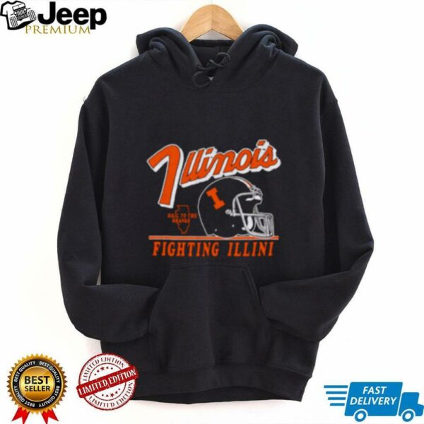 Illinois Fighting Illini Vintage Fly By Vintage Helmet shirt