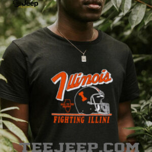 Illinois Fighting Illini Vintage Fly By Vintage Helmet shirt