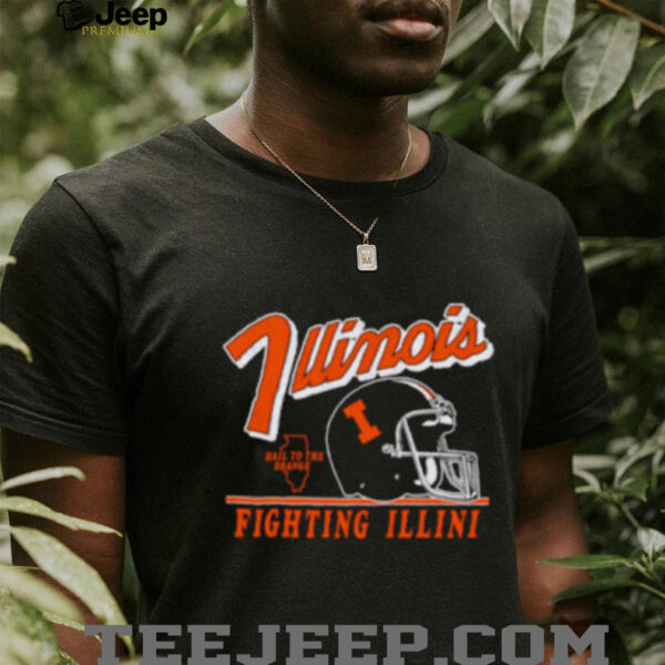Illinois Fighting Illini Vintage Fly By Vintage Helmet shirt