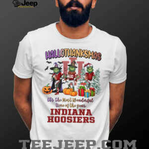Indiana Hoosiers Hallothanksmas It’s The Most Wonderful Time Of The Year Shirt