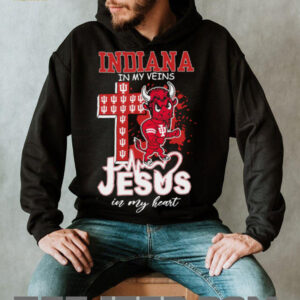 Indiana Hoosiers Jesus In My Heart 2025 T Shirt