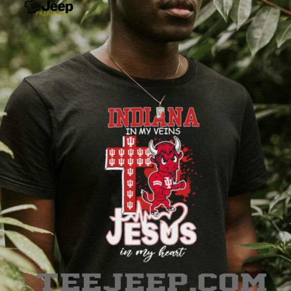 Indiana Hoosiers Jesus In My Heart 2025 T Shirt
