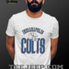 Indianapolis Colts Stripe Splash Franklin Throwback T Shirt