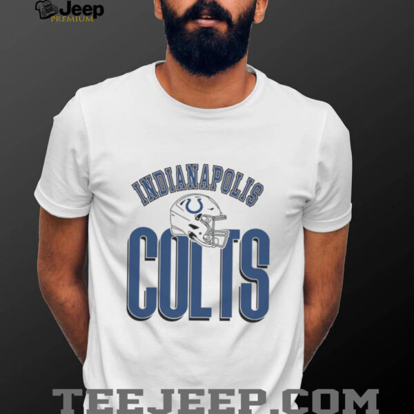 Indianapolis Colts Gameday Couture White Oversized Classic Fierce Focus T Shirt