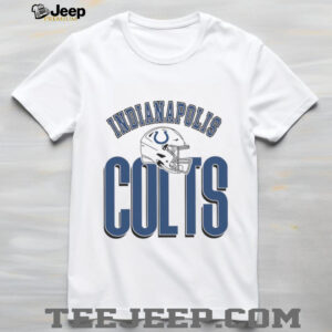 Indianapolis Colts Gameday Couture White Oversized Classic Fierce Focus T Shirt