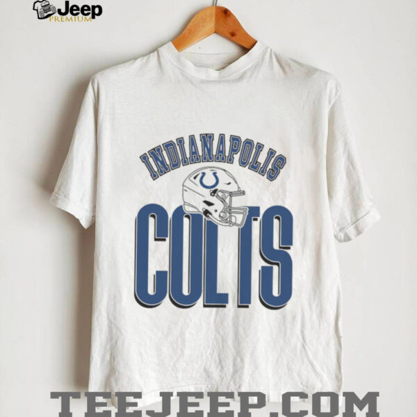 Indianapolis Colts Gameday Couture White Oversized Classic Fierce Focus T Shirt