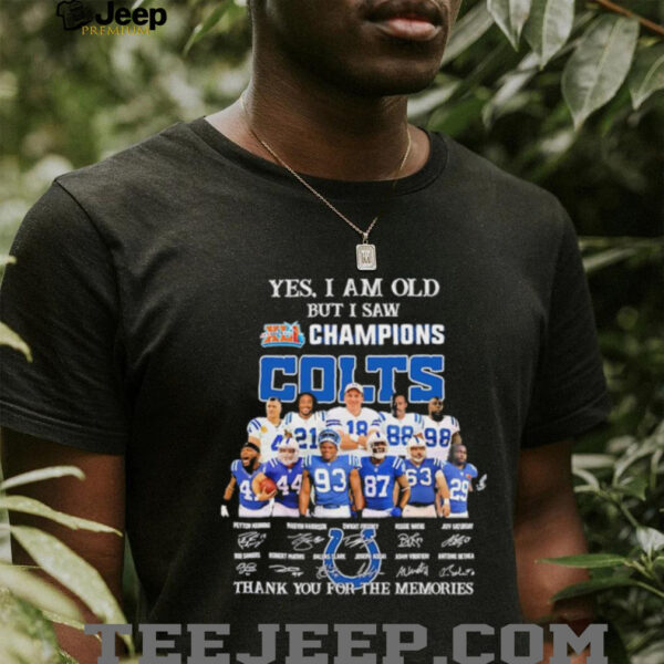 Indianapolis Colts yes i am old but i saw Champions signature shirt