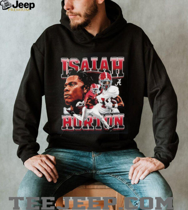 Isaiah Horton University of Alabama football graphic vintage shirt