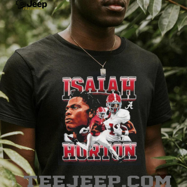 Isaiah Horton University of Alabama football graphic vintage shirt