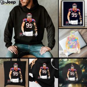 J.J. Watt Houston Texans NFL defensive end signature shirt