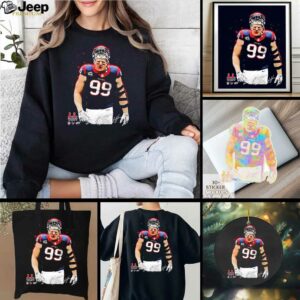 J.J. Watt Houston Texans NFL defensive end signature shirt
