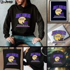 JMU James Madison Dukes Football vintage helmet shirt