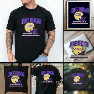 JMU James Madison Dukes Football vintage helmet shirt