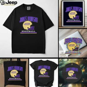 JMU James Madison Dukes Football vintage helmet shirt