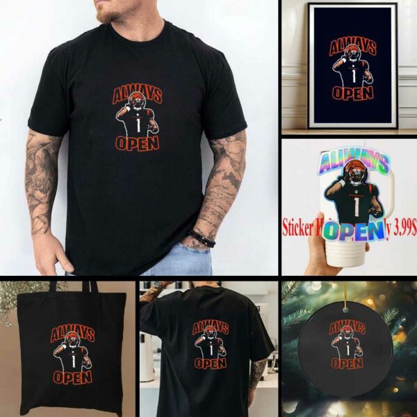 Ja’Marr Chase Always Open Cincinnati Bengals Vintage shirt