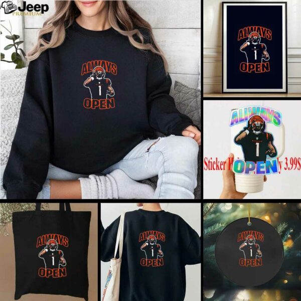 Ja’Marr Chase Always Open Cincinnati Bengals Vintage shirt
