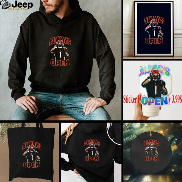 Ja’Marr Chase Always Open Cincinnati Bengals Vintage shirt
