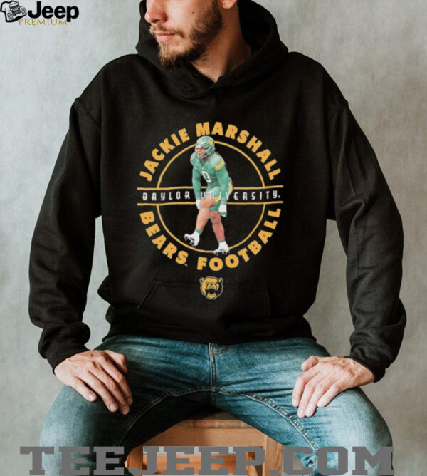 Jackie Marshall illustrated Baylor Bears football shirt