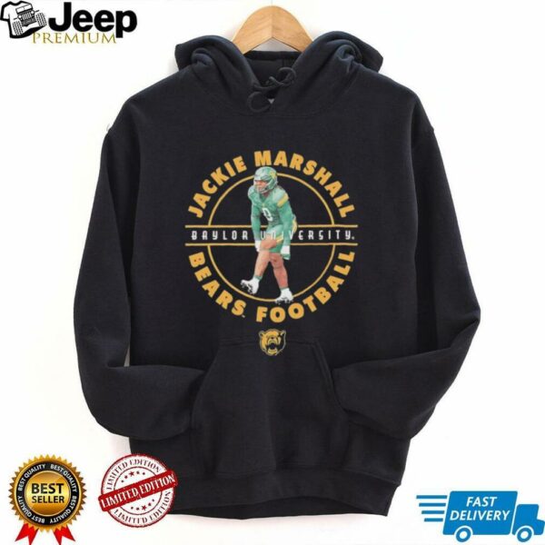 Jackie Marshall illustrated Baylor Bears football shirt