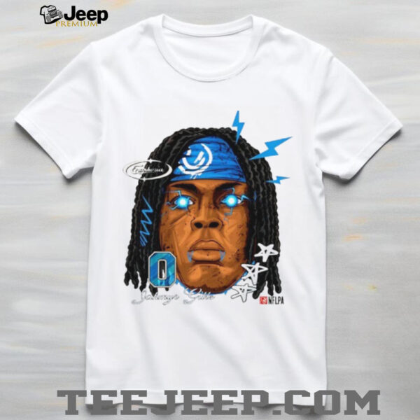 Jahmyr Gibbs Detroit Lions NFLPA big head shirt