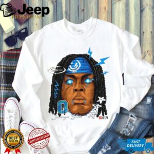 Jahmyr Gibbs Detroit Lions NFLPA big head shirt