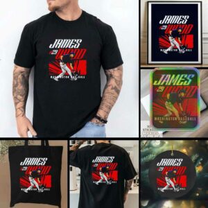 James Wood Washington Nationals Baseball Shirt