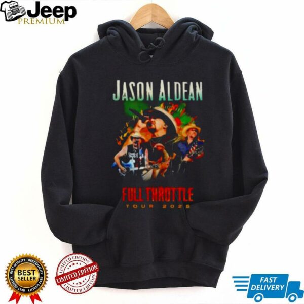 Jason Aldean Full Throttle Tour 2025 signature shirt