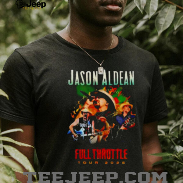 Jason Aldean Full Throttle Tour 2025 signature shirt