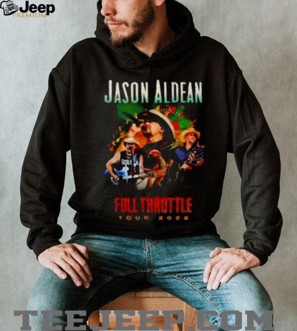 Jason Aldean Full Throttle Tour 2025 signature shirt