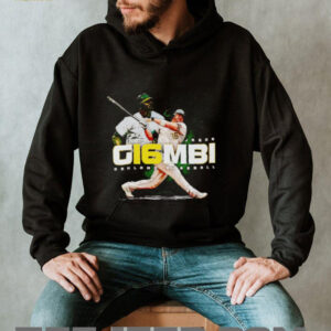 Jason Giambi swing player Oakland baseball shirt