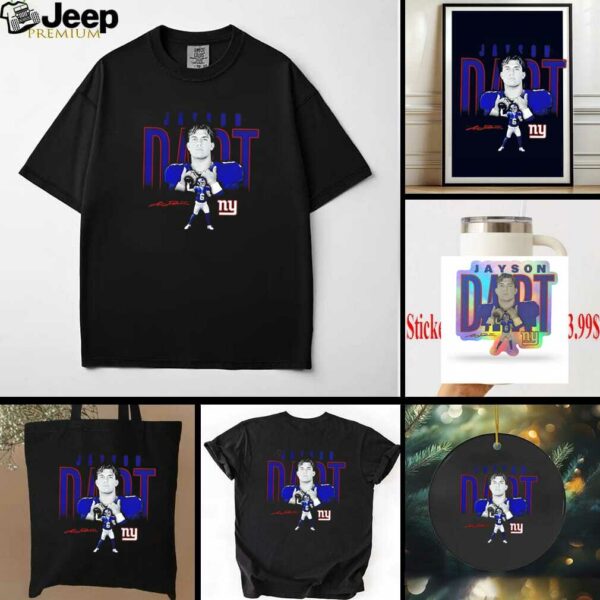 Jaxson Dart New York Giants Humble Shadow signature shirt