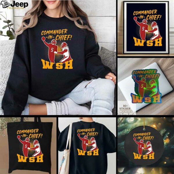 Jayden Daniels Washington Commander in Chief shirt