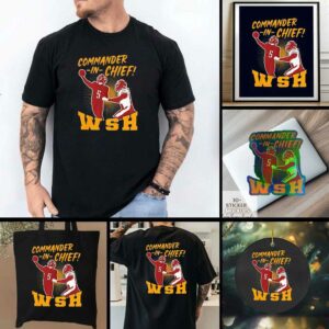 Jayden Daniels Washington Commander in Chief shirt