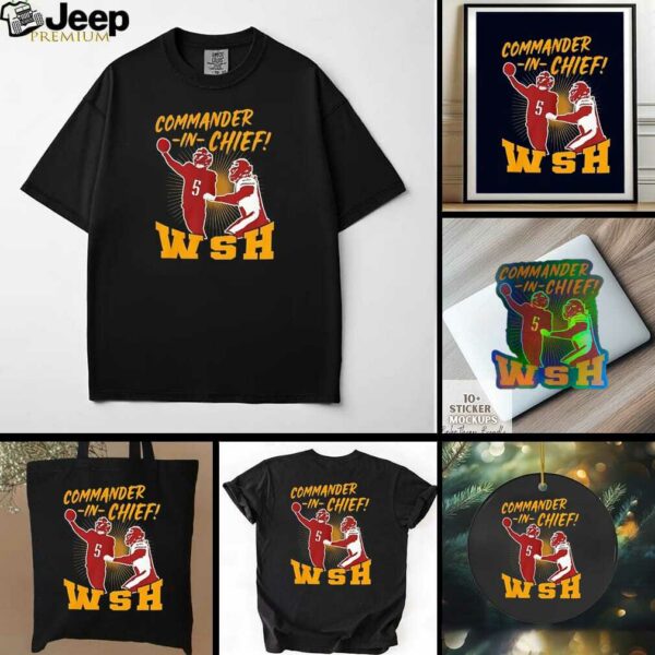 Jayden Daniels Washington Commander in Chief shirt