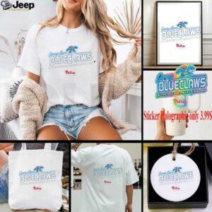 Jersey Shore BlueClaws the Philadelphia Phillies of tomorrow logo shirt