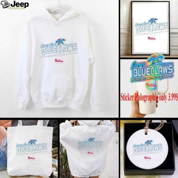 Jersey Shore BlueClaws the Philadelphia Phillies of tomorrow logo shirt