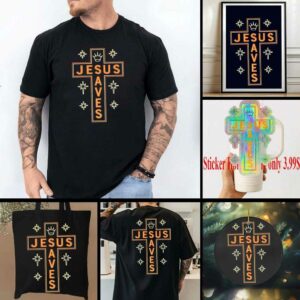 Jesus saves crosses shirt