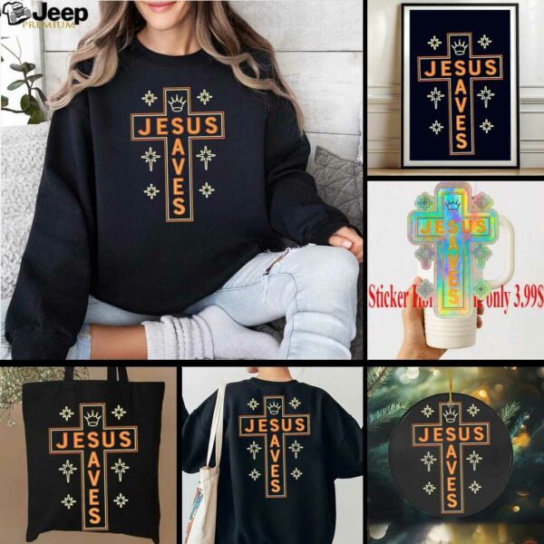 Jesus saves crosses shirt