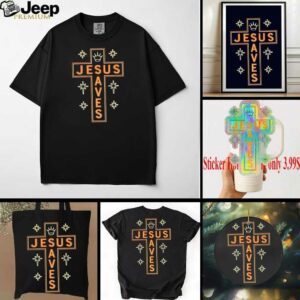Jesus saves crosses shirt
