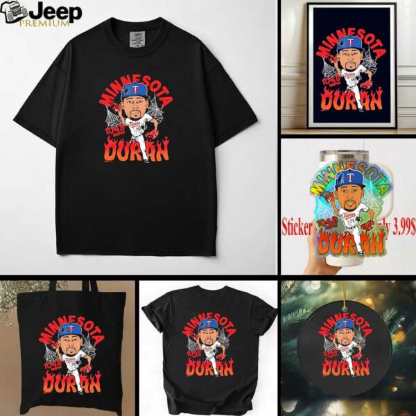 Jhoan Duran Minnesota Twins basketball caricature shirt