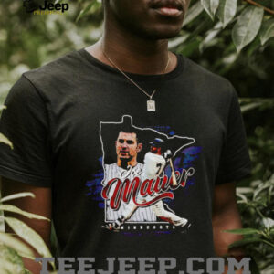 Joe Mauer silhouette Minnesota State shirt