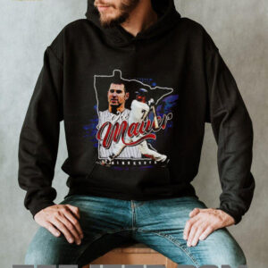 Joe Mauer silhouette Minnesota State shirt