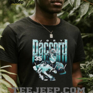 Joey Daccord 35 Seattle Kraken Hockey player autographed shirt