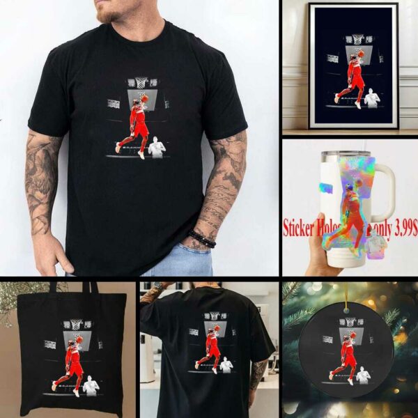 John Wall basketball player dunk signature graphic shirt