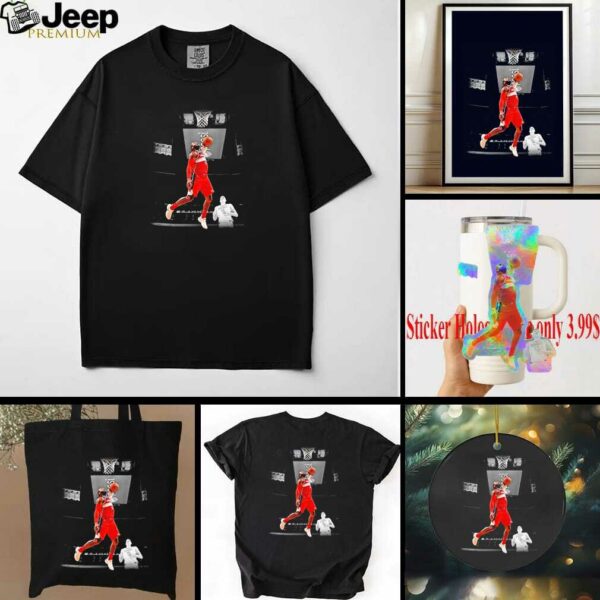 John Wall basketball player dunk signature graphic shirt